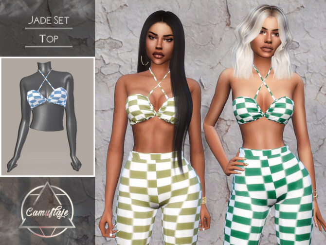 Jade Set Top by Camuflaje at TSR