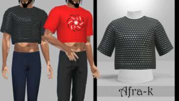 Jahan crop top by akaysims at TSR