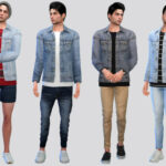 Jaxon Denim Shirt Jacket by McLayneSims at TSR