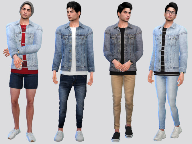 Jaxon Denim Shirt Jacket by McLayneSims at TSR