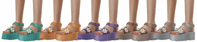 Jelly Platform Sandals at Trillyke