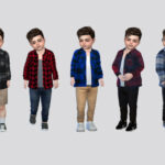 Jonas Flannel Shirt Boys by McLayneSims at TSR