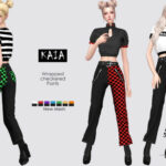 KAIA Cropped Pants by Helsoseira at TSR