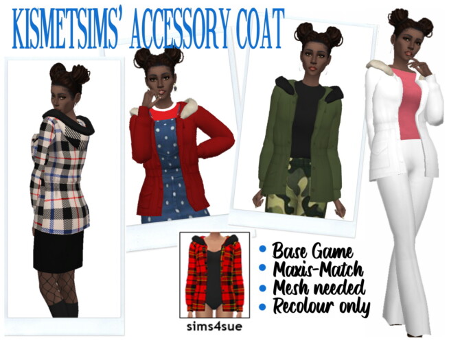 KISMETSIMS’ ACCESSORY COAT at Sims4Sue