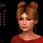 Kade Earrings Child by Suzue at TSR