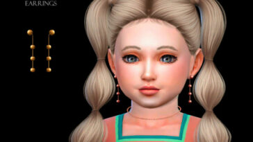 Kade Earrings Toddler by Suzue at TSR