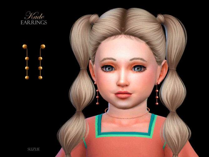 Kade Earrings Toddler by Suzue at TSR