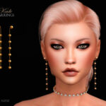 Kade Earrings by Suzue at TSR