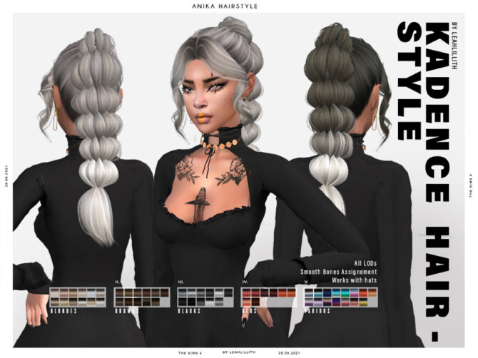 Kadence Hairstyle by Leah Lillith at TSR