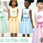 Kawaii Cat and Plaid Dress by Pelineldis at TSR