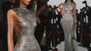 Kendall Jenner Dress DO134 by D.O.Lilac at TSR