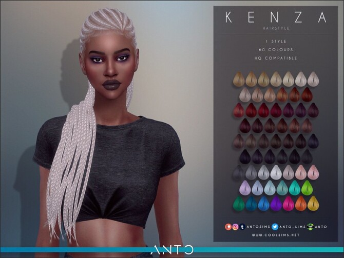 Kenza hair by Anto at TSR