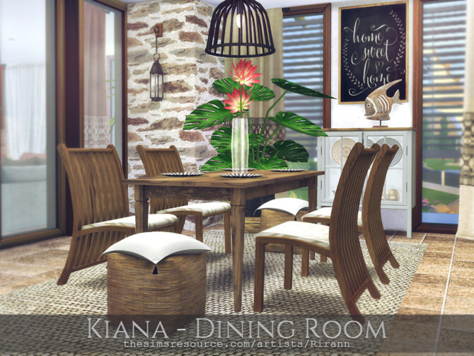 Kiana Dining Room by Rirann at TSR