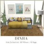 Kids Collection: Pillows & Rugs at Dinha Gamer