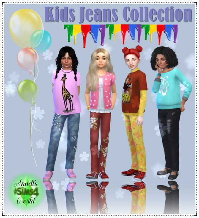 Kids Jeans Collection at Annett’s Sims 4 Welt