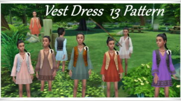 Kids Vest Dress at Birksches Sims Blog