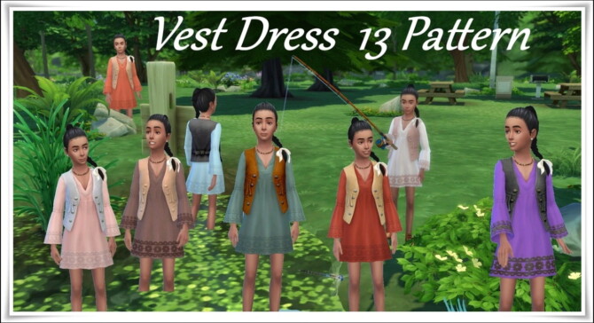 Kids Vest Dress at Birksches Sims Blog