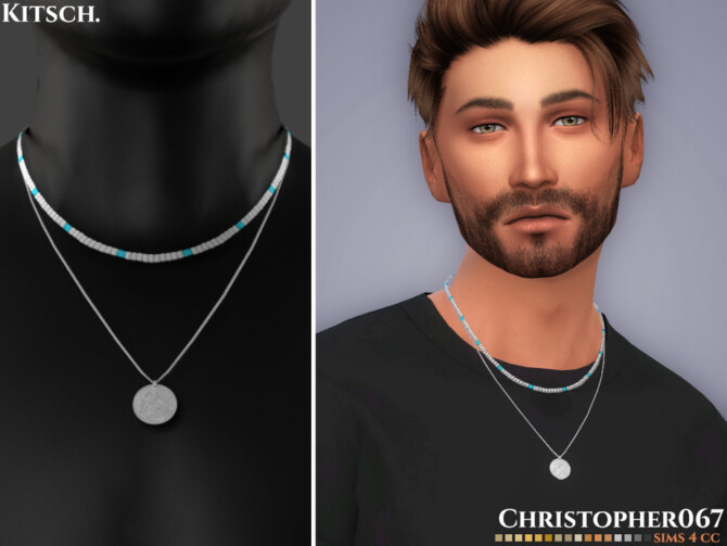 Kitsch Necklace Male by Christopher067 at TSR