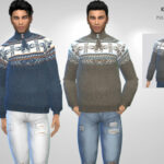 Knited Pullover by Puresim at TSR