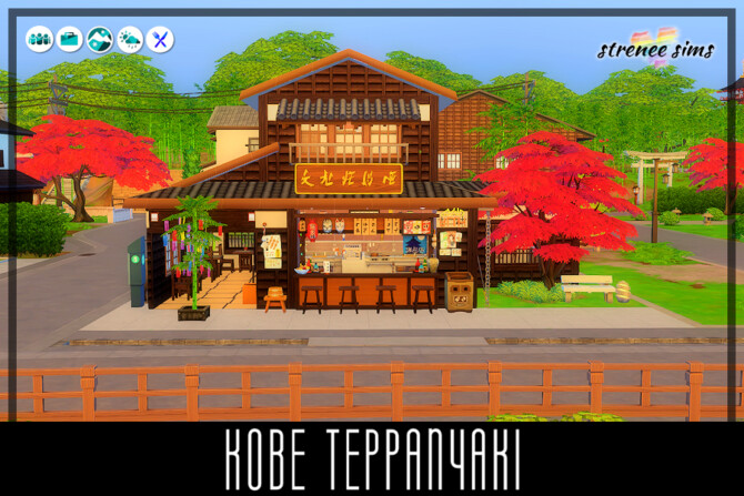 Kobe Teppanyaki restaurant at Strenee Sims