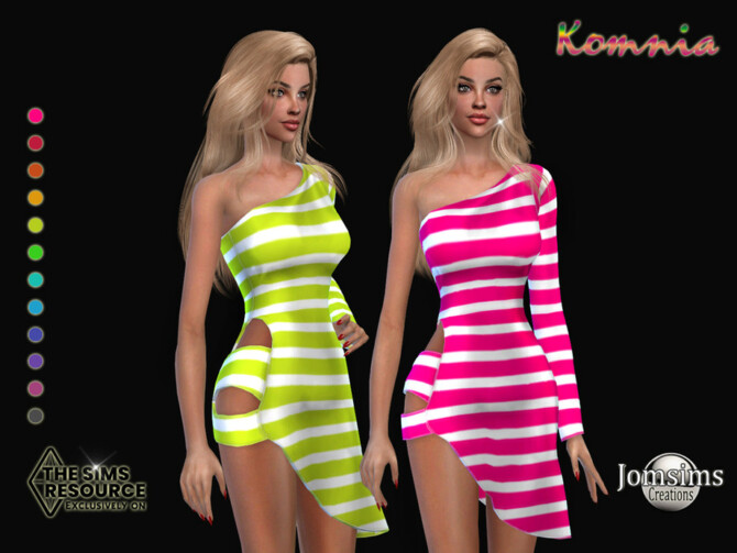 Komnia Dress by jomsims at TSR