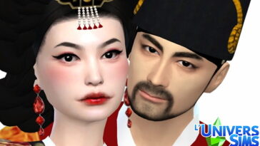 Korean King and Queen at L’UniverSims