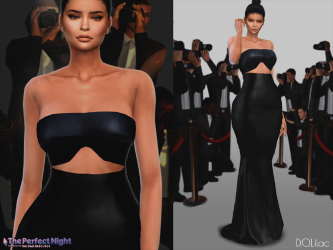 Kylie Jenner Dress DO133 by D.O.Lilac at TSR