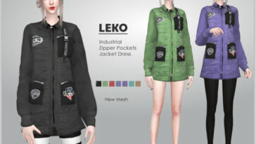 LEKO Industrial Jacket by Helsoseira at TSR