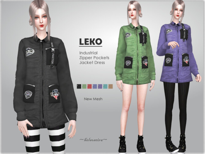 LEKO Industrial Jacket by Helsoseira at TSR