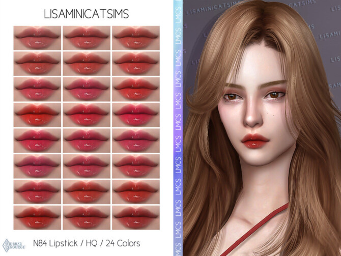 LMCS N84 Lipstick (HQ) by Lisaminicatsims at TSR