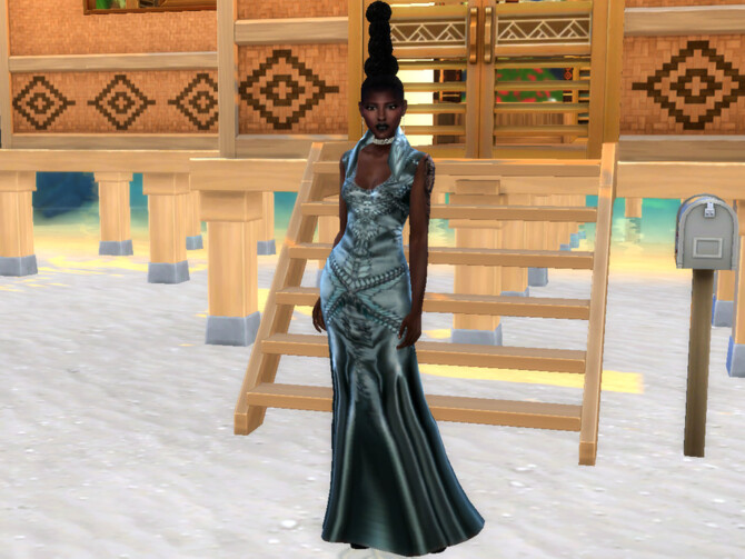 LN Met Gala Hairstyle by drteekaycee at TSR