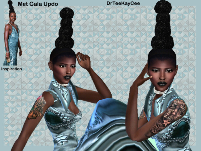 LN Met Gala Hairstyle by drteekaycee at TSR