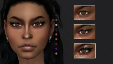 LUSTROUS eyeliner by Plumbobs n Fries at TSR