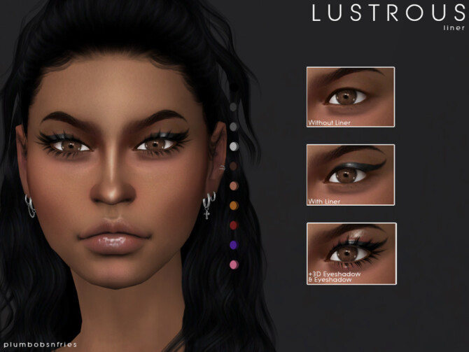 LUSTROUS eyeliner by Plumbobs n Fries at TSR