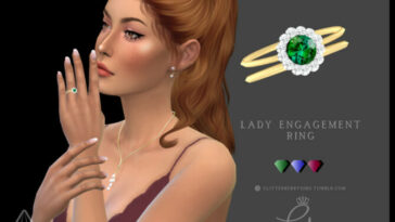 Lady Engagement Ring by Glitterberryfly at TSR