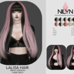 Lalisa Hair Bang Version by Nilyn at TSR