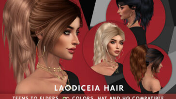 Laodiceia Hair by SonyaSimsCC at TSR