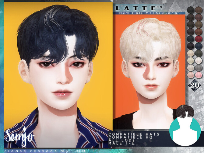 Latte Hair by KIMSimjo at TSR