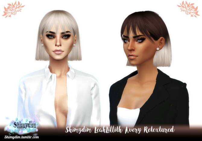 LeahLillith Avery Retexture Hair at Shimydim Sims