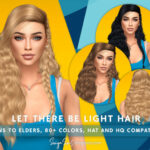 Let There be Light Hair by SonyaSimsCC at TSR