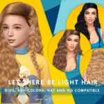 Let There be Light Hair for KIDS by SonyaSimsCC at TSR