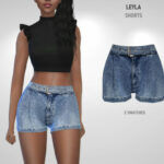 Leyla Shorts by Puresim at TSR