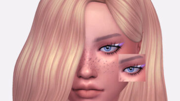 Lilac Eyeliner by Sagittariah at TSR