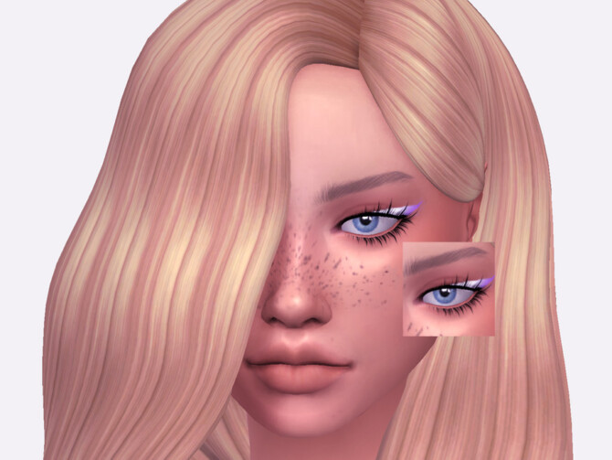 Lilac Eyeliner by Sagittariah at TSR