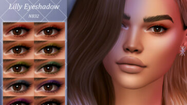 Lilly Eyeshadow at MSQ Sims