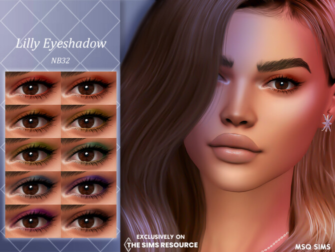 Lilly Eyeshadow at MSQ Sims