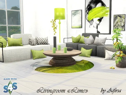 Lime livingroom at Aifirsa