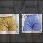 Linen shorts (Bottom) 20210909 by Arltos at TSR