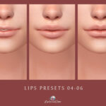 Lips Presets 04-06 at Lutessa