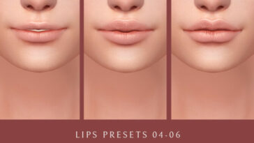 Lips Presets 04-06 at Lutessa